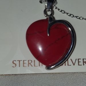 Giani bernini sterling silver genuine red stone